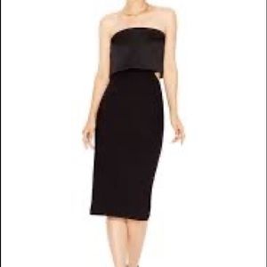 Rachel Roy Strapless Black Cutout Dress